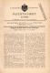 Original Patentschrift - G. Mees In Wetzikon , 1898 , Einrücker Für Motorwagen , Automobile , Motorenfabrik !!! - Cars