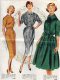MODE  )  1958 21 SUPERBES PAGES - DIZAINES DE VETEMENTS PROPOSES TOUT AGE ET SEXE  SURCROQUIS COLORRES - Fashion