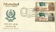 PAKISTAN 1966 MNH FDC FIRST DAY COVER NEW CAPITAL CITY OF PAKISTAN- ISLAMABAD, PRESIDENT M. AYUB KHAN - Pakistan