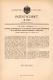 Original Patentschrift - J. Popp In Werdau I.S., 1894 , Apparat Für Fasern , Spinnerei , Krempel !!! - Historical Documents
