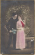 WAR PRIZONERS POSTCARD, VINTAGE COUPLE, CENSORED, 1915, AUSTRIA - 1. Weltkrieg