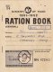 Replica 1950s Ration Book D Hudson Camberley 1951 1952 Ministry Of Food - Unclassified