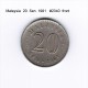 MALAYSIA    20  SEN  1981  (KM # 4) - Malaysie