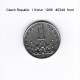 CZECH REPUBLIC    1  KORUN  1996  (KM # 7) - Tchéquie