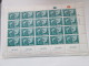 ISRAEL 1956 NEW YEAR 3 SHEETS STAMPS AND FDC - Nuevos (con Tab)