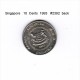 SINGAPORE    10  CENTS  1993  (KM # 100) - Singapour