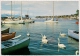 E CI.34 - THONON-les-BAINS (74) - Les Cygnes - Port - Bateaux - Animée - CPSM Non écrite Dos Propre - Scan Recto-verso - Thonon-les-Bains