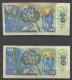 TCHECOSLOVAQUIE . LOT DE 2 BILLETS . - Cecoslovacchia