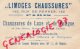 87 - LIMOGES - CARTE PUBLICITAIRE LIMOGES CHAUSSURES 142 RUE DE RENNES PARIS - LETTRE Z - Reclame