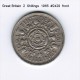 GREAT BRITAIN    2  SHILLINGS  1965 (KM # 906) - J. 1 Florin / 2 Schillings