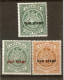 ANTIGUA 1916-18 WAR TAX STAMPS SG 52/54 LIGHTLY MOUNTED MINT Cat £10.50 - 1858-1960 Crown Colony