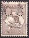 Australia 1916 Kangaroo 2 Shillings Brown 3rd Wmk Perf OS Used - Gebraucht