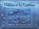 ANTIGUA,2013,DOLPHINS, SHEETLET+ S/SHEET,MNH . - Dolphins