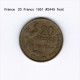 FRANCE   20  FRANCS  1951  (KM # 917.1) - Other & Unclassified