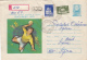 HANDBALL, WORLD CHAMPIONSHIP, REGISTERED COVER STATIONERY, ENTIER POSTAL, 1975, ROMANIA - Handball