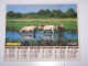 2004 CALENDRIER (double) ALMANACH DU FACTEUR, LA POSTE, PONEYS, LUSITANIEN, OLLER, ARDENNES 08 - Grossformat : 2001-...