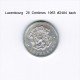 LUXEMBOURG    25  CENTIMES  1963  (KM # 45a.1) - Luxemburgo