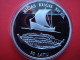 LATVIA / LETLAND SILVER 10 LATS COIN 1997 - RIGA SHIP , OLD GALLEON PROOF - Latvia