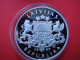 LATVIA / LETLAND SILVER 10 LATS COIN 1997 - RIGA SHIP , OLD GALLEON PROOF - Lettonie