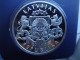 LATVIA / LETLAND SILVER 1 LATS COIN 2004 FIFA GERMANY FOOTBALL , SOCCER PROOF RARE - Latvia