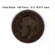 GREAT BRITAIN    1/2  PENNY  1914  (KM # 809) - C. 1/2 Penny