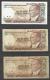 TURQUIE .   LOT DE 3 BILLETS . - Turquia