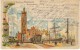 Gruss Aus Bremerhaven Germany, Geestemunde, Harbor Scene, Rail Brigde, C1900s Vintage Postcard - Bremerhaven