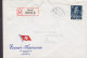 Norway Registered Einschreiben Recommandé EINAR SAANYUM Skipsrederi MANDAL 1965 Cover Brief To RY Denmark - Cartas & Documentos