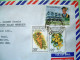 Trinidad & Tobago 1990 Cover To England - University Of The West Indies (damaged) - Flowers - Trindad & Tobago (1962-...)