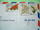 Trinidad & Tobago 1997 Cover To England - Flowers (Scott # 404 = 2 US $) - Trinité & Tobago (1962-...)