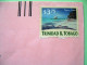 Trinidad & Tobago 2000 Cover To USA - Tourism - Pigeon Point Beach (Scott 603 = 1.75 $) - Trinidad & Tobago (1962-...)