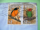 Trinidad & Tobago 2001 Cover To Holland - Birds Semp - Tanager - Trinidad En Tobago (1962-...)