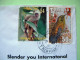 Trinidad & Tobago 2001 Cover To Holland - Birds Hummingbirds - Capuchin Monkey - Trinidad & Tobago (1962-...)