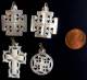 4 Mother Of Pearl Jerusalem Cross Pendant  From Jerusalem - Religion & Esotericism