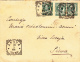 ANQUA / SIENA 1906 - LETTERA TARIFFA RIDOTTA PER IL DISTRETTO - PORTO ESATTO CENT. 15 - L2285 - Storia Postale