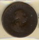 PIECE MONNAIE DEMI PENNY GRANDE BRETAGNE # GEORGE III # 1789 # - B. 1/2 Penny