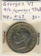 PIECE MONNAIE 1/2 COURONNE 1948 # GRANDE BRETAGNE #GEORGE VI # GEORGIUS - K. 1/2 Crown