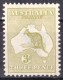 Australia 1913 Kangaroo 3d Olive 1st Wmk MH - Nuevos