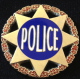 Insigne Rond POLICE - Etoile - Polizia