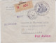 GUINEE - 1956 - ENVELOPPE RECOMMANDEE (FRANCHISE De La TRESORERIE) Par AVION De CONAKRY Pour CARCASSONNE - Covers & Documents