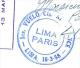 1ere Liaison Aérienne  Directe Paris - Quito- Lima 13/0.3/1958  - Ad22911 - 1927-1959 Lettres & Documents