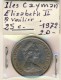 PIECE MONNAIE 25 CENTS  ILES CAIMANS  # ELISABETH II 1972 - Kaimaninseln