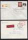 Delcampe - SUISSE / 1975-1983 - 10 LETTRES RECOMMANDEES / 5 IMAGES  (ref 4874) - Covers & Documents
