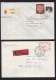 Delcampe - SUISSE / 1975-1983 - 10 LETTRES RECOMMANDEES / 5 IMAGES  (ref 4874) - Storia Postale