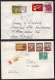 SUISSE / 1971-1975 - 10 LETTRES RECOMMANDEES / 5 IMAGES  (ref 4873) - Storia Postale