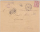 1903 - ENVELOPPE De GEX (AIN) Avec CONVOYEUR "DIVONNE à BELLEGARDE" => GENEVE (SUISSE) -RARE TARIF FRONTALIER - MOUCHON - 1900-02 Mouchon