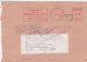 AMOUNT 189, PARIS, UNIVERSITY, SPECIAL MACHINE STAMPS ON COVER, 1991, FRANCE - Lettres & Documents