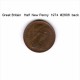 GREAT BRITAIN    HALF  NEW PENNY  1974   (KM # 914) - 1/2 Penny & 1/2 New Penny