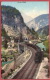 FERROVIA DEL GOTTARDO - Galleria Spirale Del Prato ( Switzerland Vintage Postcard E.Goetz Luzern) Train Railway Ferrovia - Prato