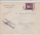 PORTUGAL - 1941 - ENVELOPPE Du CONSULAT D´ESPAGNE à VALENCA DO MINHO Avec CENSURE De PONTEVEDRA Pour JEREZ - Covers & Documents